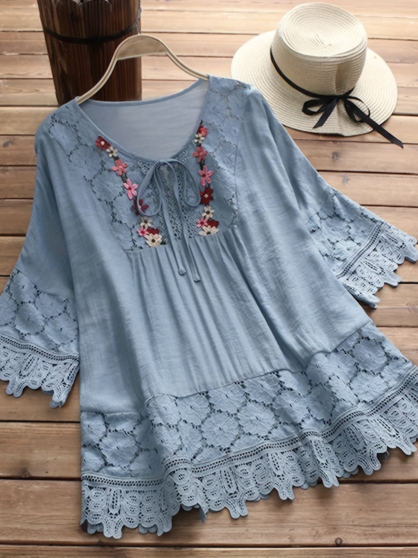 Ane | Elegant Blondebluse